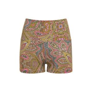 NWOT MONTCE Swim Ali Paisley Micro Bike Short Size Small Z573
